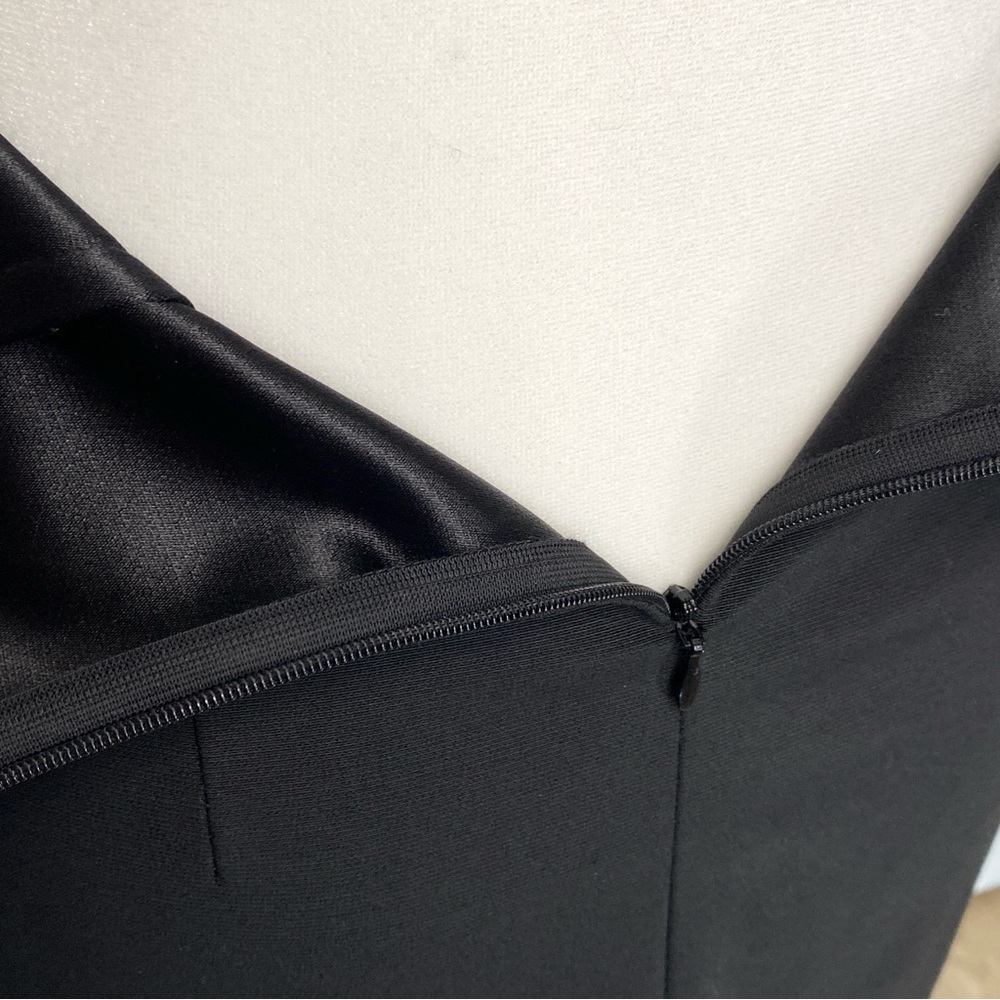 🧜🏼‍♀️ Maria Bianca Nero Form Fitting a classic Black Dress Size Petite - Picture 9 of 11